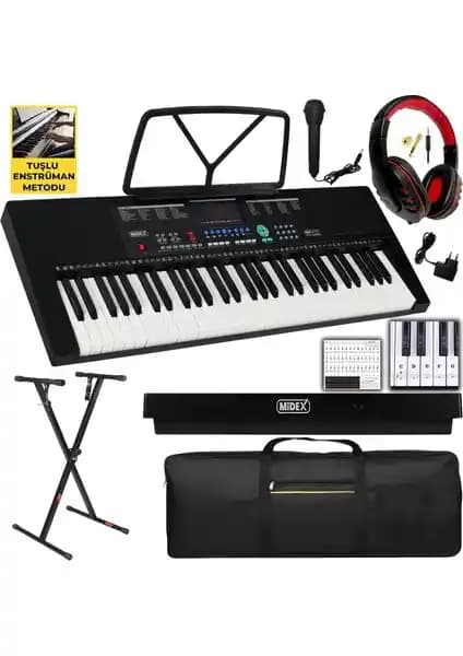 Midex PS-2500KS LED Ekranlı 61 Tuşlu Elektronik Org Klavye İncelemesi ve Özellikleri