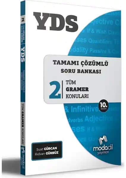 Modadil YDS Tamamı Çözümlü Soru Bankası Serisi 2 - Güncel ve Kapsamlı YDS Hazırlık Kaynağı