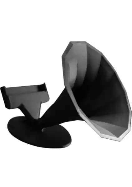 Modern Dekor ve Yüksek Ses Kalitesi Sunan Akustik Telefon Tutucu ve Kablosuz Gramofon Hoparlör