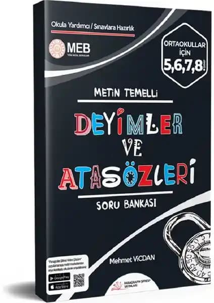 Paragrafın Şifresi Yayınları 2022 Deyimler ve Atasözleri Soru Bankası Öğrenciler İçin Kapsamlı Bir Eğitim Kaynağı