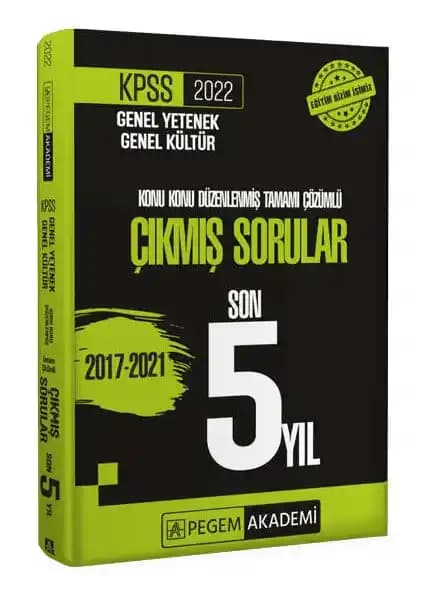Pegem Akademi 2022 KPSS Genel Yetenek ve Genel Kültür Soru Bankası Detaylı İnceleme ve Değerlendirme