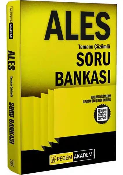 Pegem Akademi ALES 2024 Soru Bankası ile Başarıya Giden Yolu Güçlendirin
