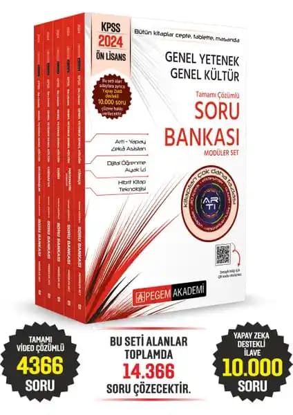 Pegem Akademi KPSS 2024 Genel Yetenek ve Genel Kültür Soru Bankası Detaylı İnceleme ve Kullanım Rehberi