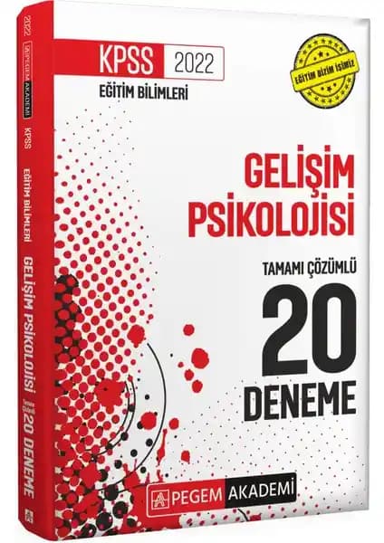 Pegem Akademi KPSS Eğitim Bilimleri Deneme Seti 2022 Sınav Hazırlık Kaynağı