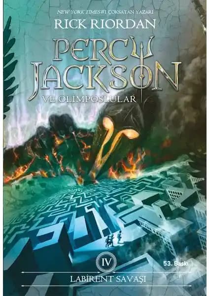 Percy Jackson - Labirent Savaşı Kitabı Türkiye'de Yayımlanmış Macera ve Fantastik Roman
