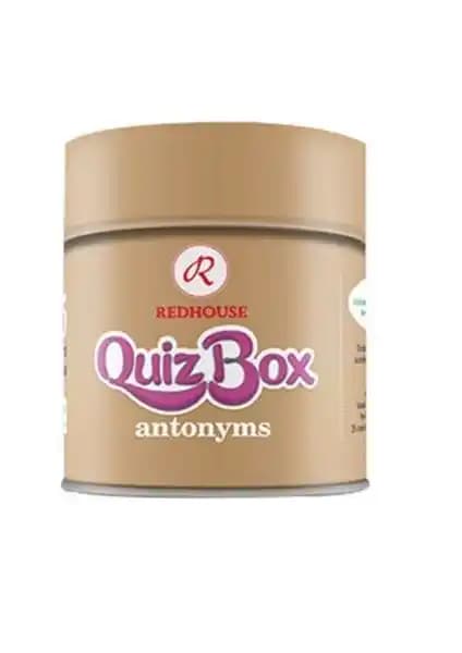 Redhouse Quiz Box Antonyms İngilizce Zıt Anlamlı Kelimeler Kartları Eğitici Öğrenme Seti