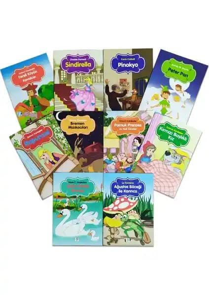 Renkli Dünya Çocuk Masalları Seti: Hayal Gücünü Geliştiren Eğitici ve Renkli Hikayeler
