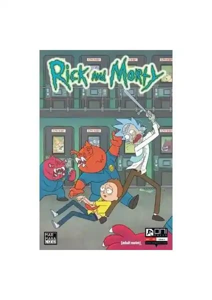 Rick and Morty Sayı 1 Kapak A Türkçe Çizgi Roman Koleksiyon ve Eğlence İçin Uygun