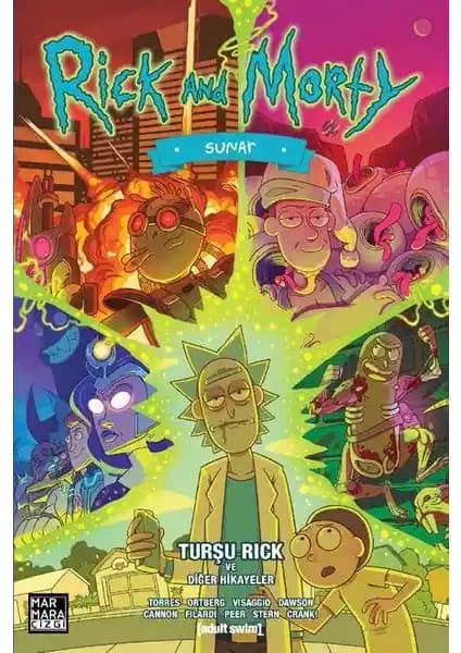 Rick And Morty Sunar Turşu Rick ve Diğer Hikayeler Çizgi Romanı - Yüksek Kaliteli Türkçe Baskı