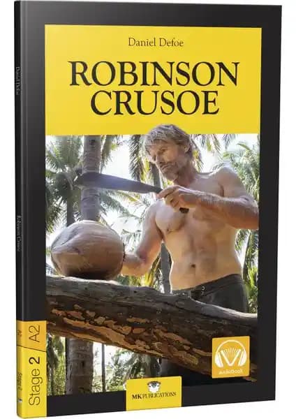 Robinson Crusoe - Stage 2 İngilizce Hikaye Kitabı Çocuklar ve Gençler İçin Eğitim Materyali