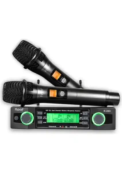 Roof R-203 (EL+EL) 2 Kanal UHF Kablosuz Mikrofon İncelemesi ve Teknik Özellikler