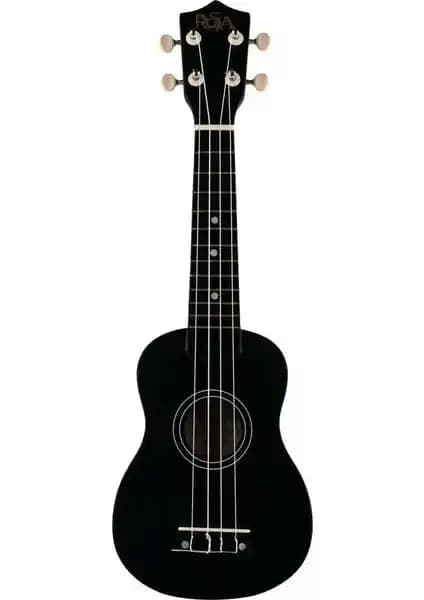 Rosa RU002-BK Siyah Soprano Ukulele: Yüksek Kalite ve Şık Tasarım ile Mükemmel Ses Deneyimi