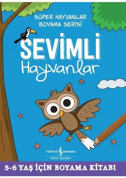 Sevimli Hayvanlar ve Süper Hayvanlar Boyama Serisi Çocuklar İçin Eğitici ve Eğlenceli Kitap