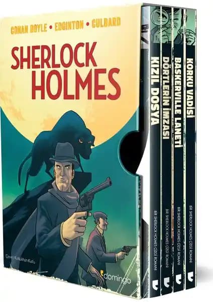 Sherlock Holmes Özel Kutulu Seti: Dört Edebiyat ve Gizem Klasiği Kitap Koleksiyonu
