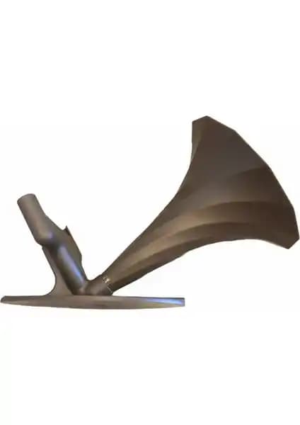 Şık ve Fonksiyonel Gold Renkli Kablosuz Akustik Telefon Tutucu Hoparlör