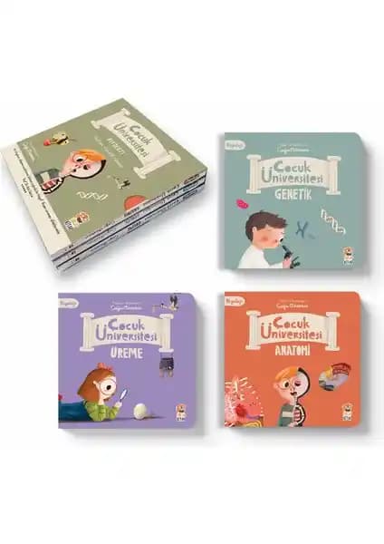 Sincap Kitap Çocuk Üniversitesi 3: Biyoloji Seti - Eğlenceli ve Öğretici Çocuk Bilim Kitapları