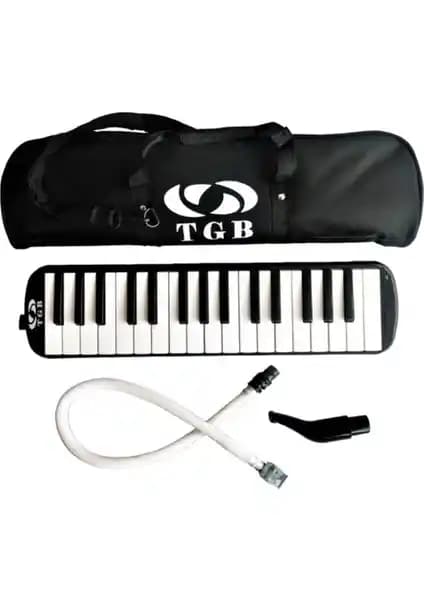 Tgb Çantalı 32 Tuşlu Melodika TGB-002 Siyah - Çocuklar İçin Güvenli ve Kullanışlı Müzik Enstrümanı