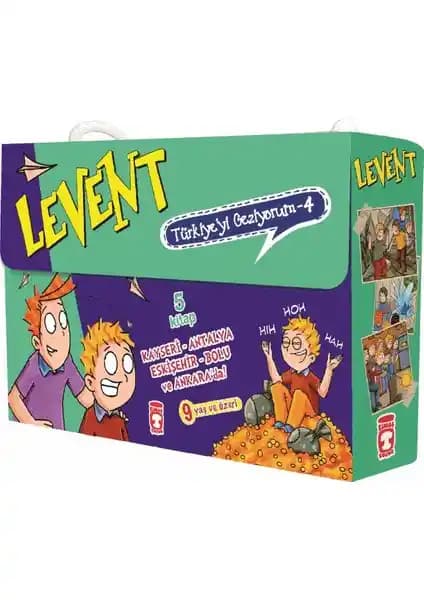 Timaş Çocuk Levent Türkiyeyi Gezi<yor>um 4 Seti Türkiye'nin kültürel zenginliklerini çocuklara eğlenceli ve öğretici şekilde sunar