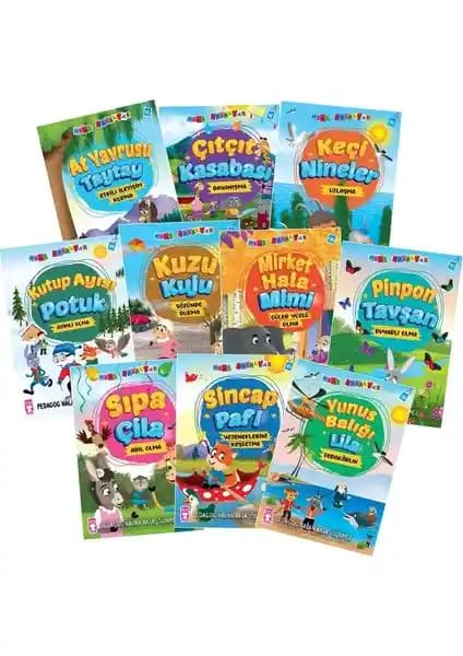 Timaş Çocuk Mini Masallar 5 Seti Eğlenceli ve Eğitici Hikâyelerle Sosyal ve Dil Gelişimini Destekler