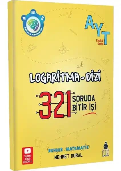 Tonguç Akademi 321 AYT Logaritma-Dizi: 12. Sınıf Öğrencileri İçin Kapsamlı Eğitim Kılavuzu