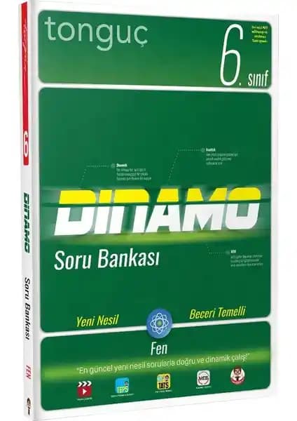 Tonguç Akademi 6. Sınıf Fen Bilimleri Dinamo Soru Bankası Öğrencilere Yönelik Kapsamlı Kaynak