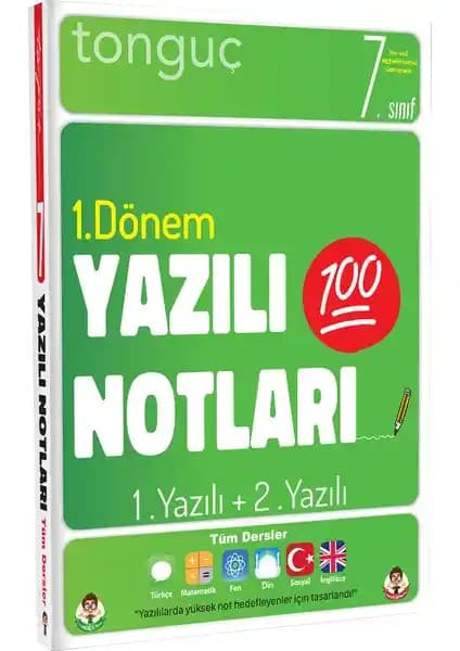 Tonguç Akademi 7. Sınıf Yazılı Notları: Güncel ve Pratik Sınav Hazırlık Kaynağı