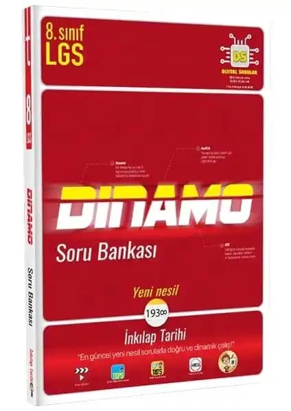 Tonguç Akademi 8. Sınıf İnkılap Tarihi Dinamo Soru Bankası Öğrencilerin Sınav Başarısını Artırır