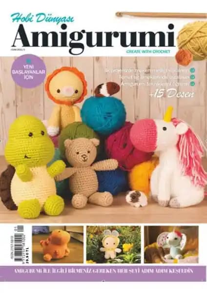 Turkuvaz Dergi Amigurumi Yeni Başlayanlar İçin El Sanatları ve Öğrenme Rehberi