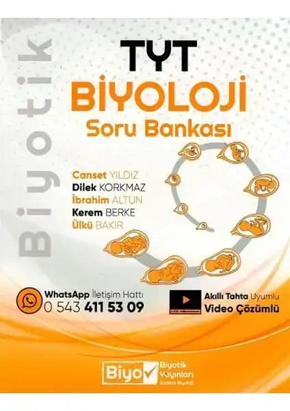 TYT Biyoloji Soru Bankası Biyotik Yayınları ile Etkili Sınav Hazırlığı