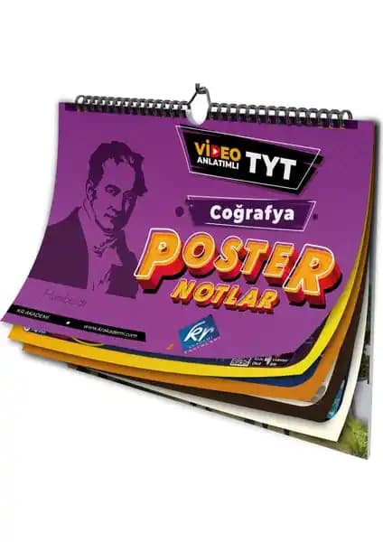 TYT Coğrafya Poster Notlar Kitabı 12. Sınıf Öğrencileri İçin Güncel ve Pratik Bir Kaynaktır