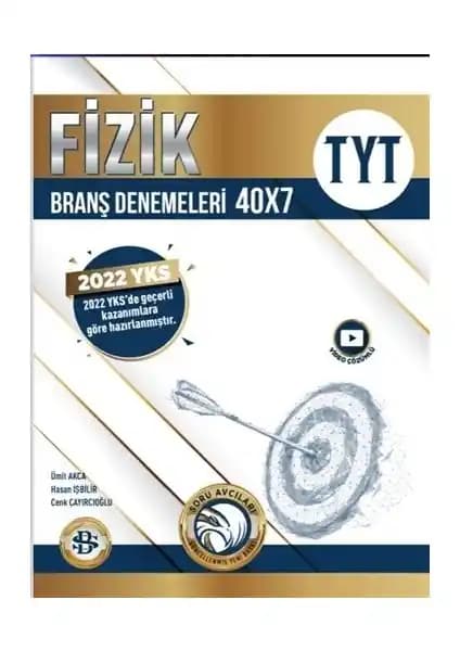 TYT Fizik 40 x 7 Branş Denemeleri Bilgi Sarmal Yayınları Güncel ve Kapsamlı Sınav Hazırlık Kaynağı