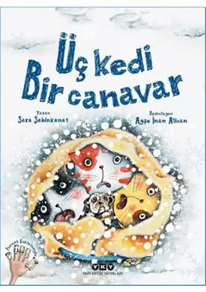 Üç Kedi Bir Canavar Çocuklar İçin Masal ve Değerler Eğitimi İçeren Kitap