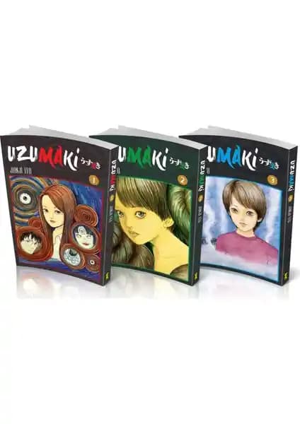 Uzumaki 1-2-3 Cilt Set: Junji Ito'nun Korku ve Gizem Dolu Manga Deneyimi