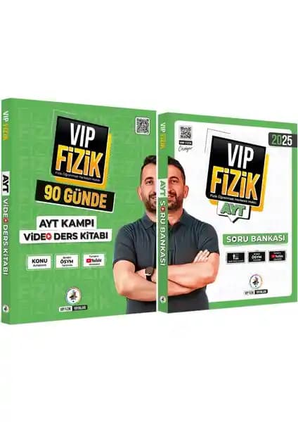 Vip Fizik 90 Günde AYT Kampı Video Ders Kitabı ve Soru Bankası Seti İncelemesi