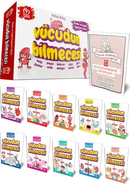 Vücudun Bilmecesi Kitabı Çocuklar İçin Eğlenceli ve Öğretici Beden Bilgisi Kaynağı