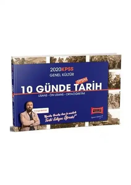 Yargı Yayınevi 2020 KPSS Genel Kültür 10 Günde Şipşak Tarih Kitabı Sınava Hızlı ve Etkili Hazırlık İçin