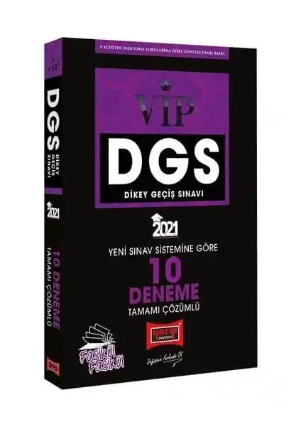 Yargı Yayınevi 2021 DGS VIP Çözümlü Deneme Seti Güncel Sınav Sistemine Uygun