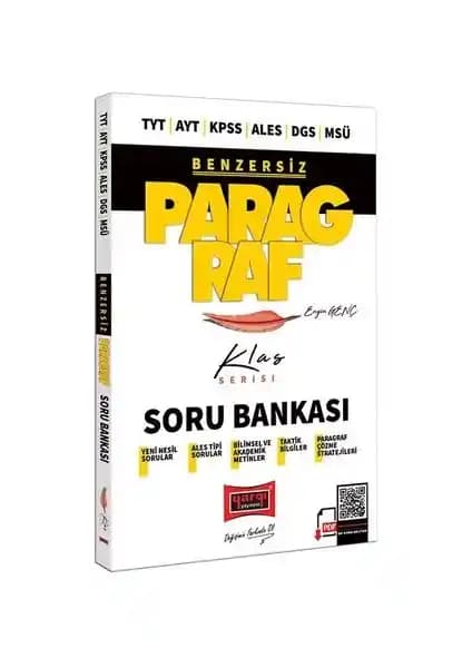 Yargı Yayınevi Benzersiz Paragraf Klas Serisi Sınavlara Hazırlık ve Akademik Başarı