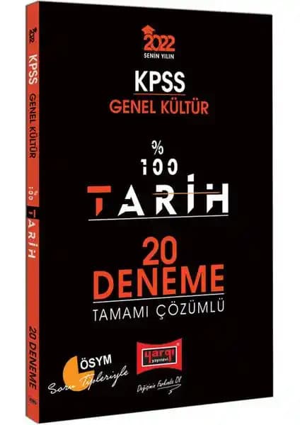 Yargı Yayınevi KPSS 2022 Genel Kültür Tarih Tamamı Çözümlü 20 Deneme Kitabı İncelemesi ve Kullanım Rehberi