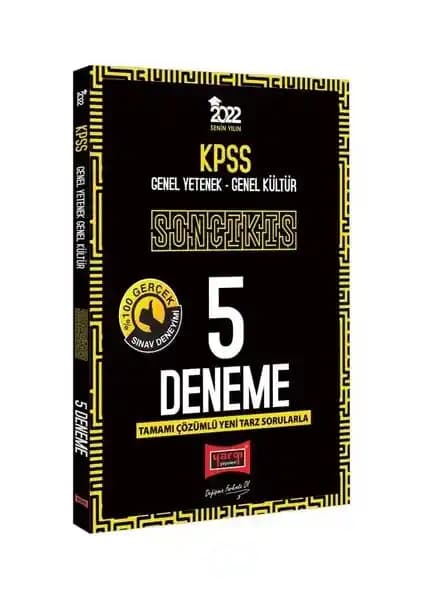 Yargı Yayınevi KPSS 2022 Genel Yetenek ve Genel Kültür Denemeleri Sınava Etkili Hazırlık Kaynağı