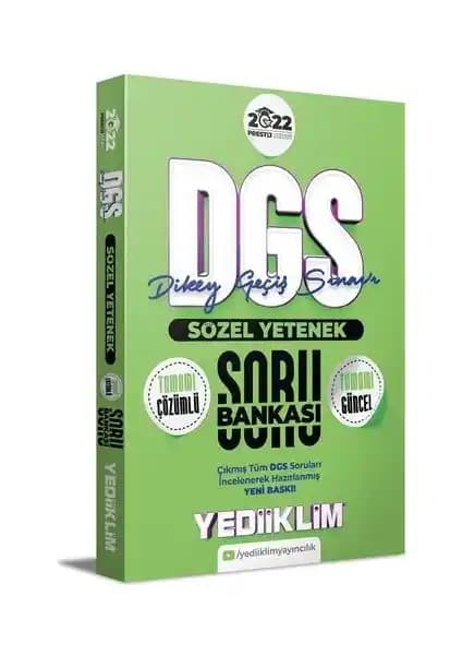 Yediiklim 2022 Prestij Serisi ALES Sözel Yetenek Tamamı Çözümlü Soru Bankası