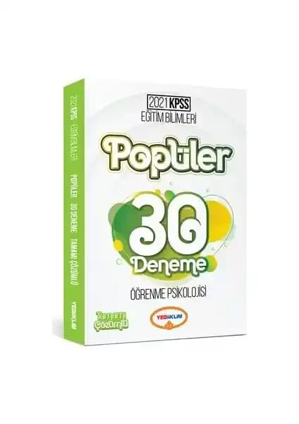 Yediiklim KPSS 2021 Eğitim Bilimleri Tamamı Çözümlü 30 Deneme Kitabı Detaylı İnceleme ve Analizi