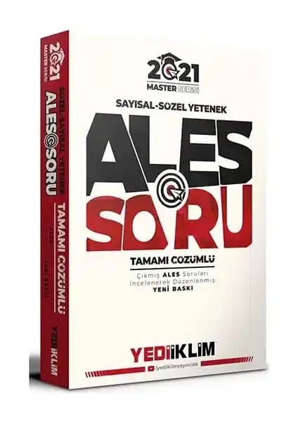 Yediiklim Yayınları ALES 2021 Sayısal ve Sözel Yetenek Tamamı Çözümlü Soru Bankası İnceleme ve Detaylar