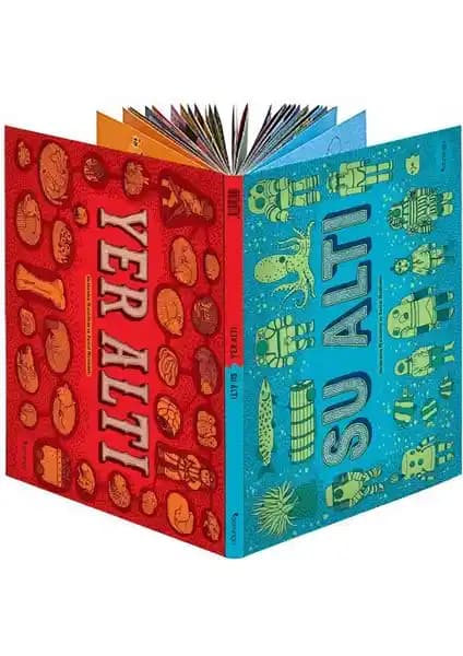 Yer Altı ve Su Altı Dünyalarını Keşfe Çıkaran Detaylı Macera Kitabı