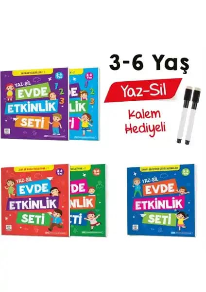 Yükselen Zeka 3-6 Yaş Evde Etkinlik Seti: Eğitici ve Geliştirici Çocuk Malzemeleri