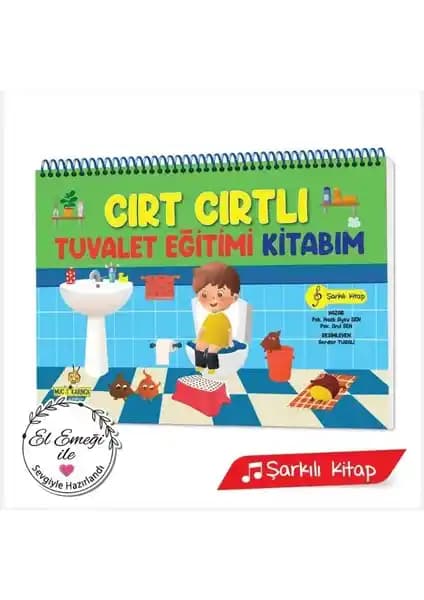 Yükselen Zeka Cırt Cırtlı Tuvalet Eğitimi Kitabı: Çocuklar İçin Eğlenceli ve Pedagojik Destekli Ürün