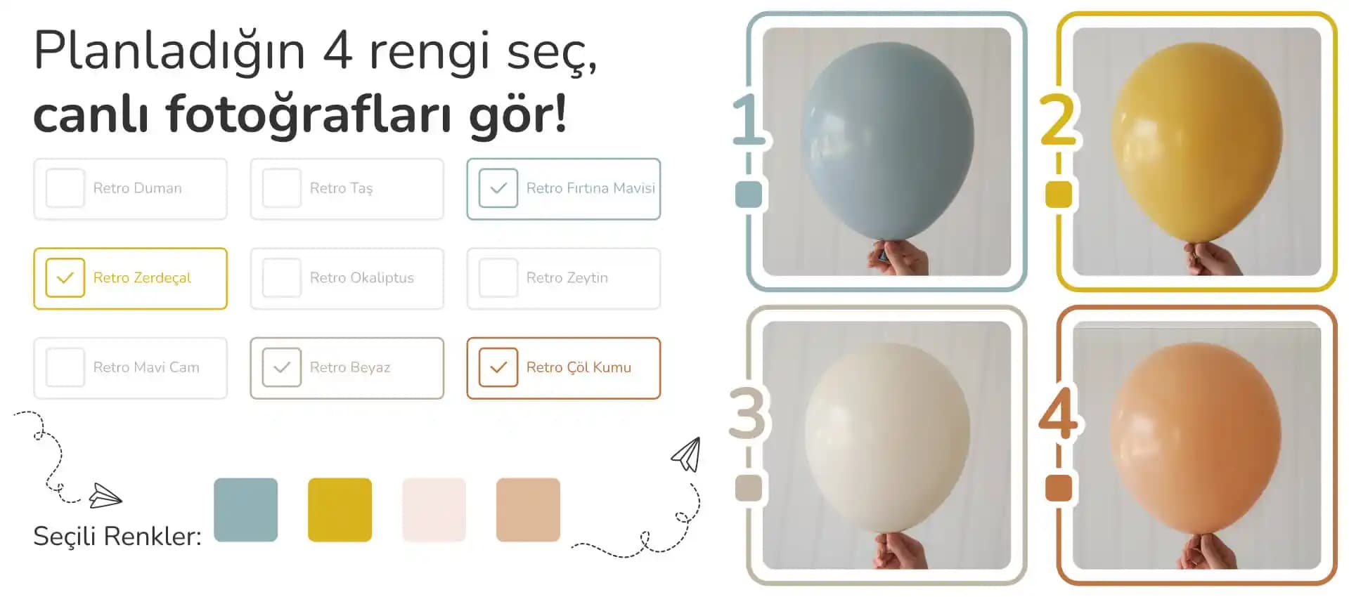 Balon Renk Uyumu: Dekorasyonda Renk Seçimi ve Kombinasyonlarının İncelikleri