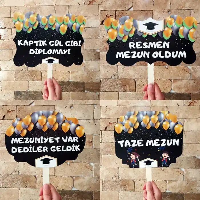 Mezuniyet El Pankartları: Kutlamaların Vazgeçilmez Dekoratif Unsuru ve Tasarım Çeşitleri