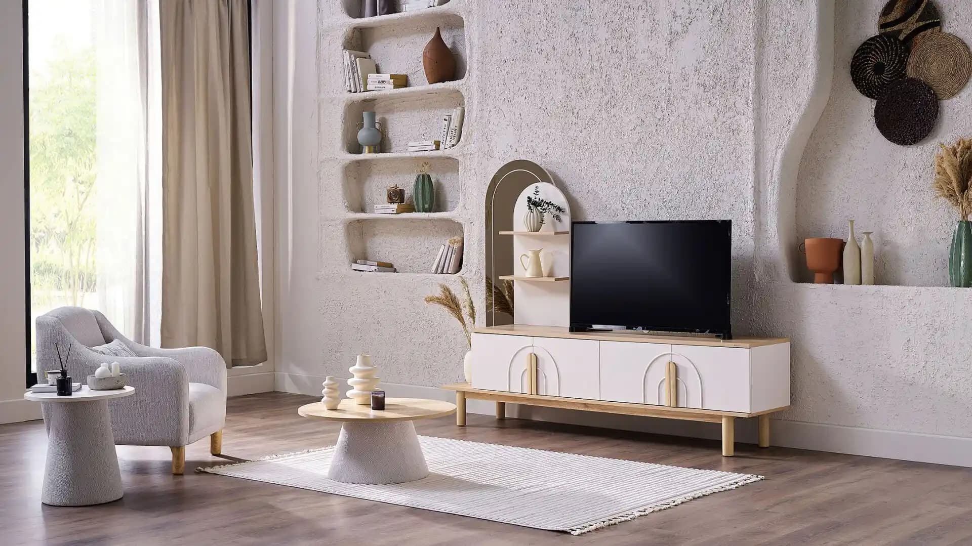 TV Ünitesi Bibloları: Dekorasyonda Fonksiyonel ve Estetik Unsurların Seçimi