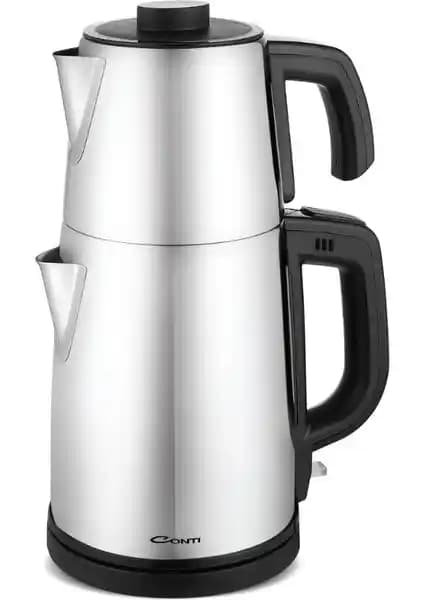 Conti CTM-125 Tealine Çelik Çaycı Inox: Dayanıklı ve Çok Fonksiyonlu Modern Mutfak Aleti